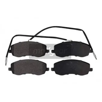 Jeu de 4 plaquettes de frein avant MAXGEAR 19-1558