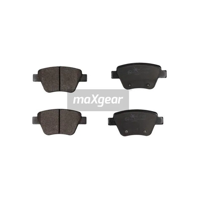 Jeu de 4 plaquettes de frein arrière MAXGEAR 19-1559