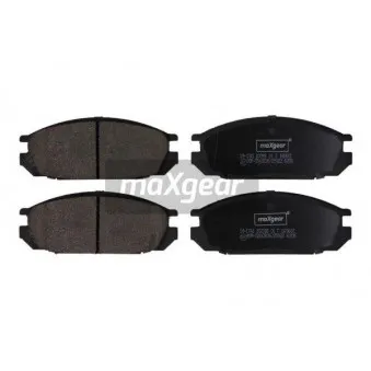 Jeu de 4 plaquettes de frein arrière MAXGEAR 19-1741