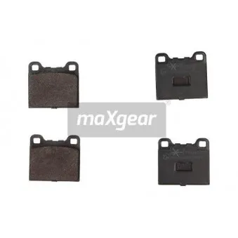 Jeu de 4 plaquettes de frein arrière MAXGEAR 19-1742