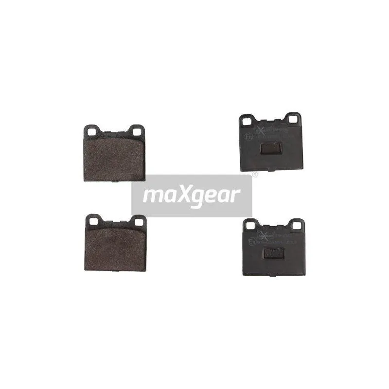 Jeu de 4 plaquettes de frein arrière MAXGEAR 19-1742
