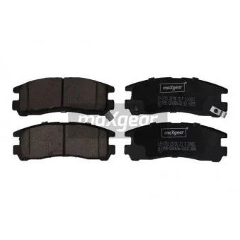 Jeu de 4 plaquettes de frein arrière MAXGEAR 19-1751