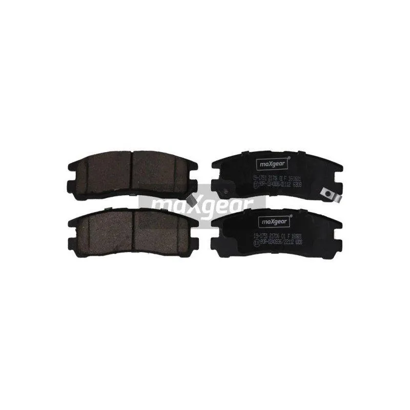 Jeu de 4 plaquettes de frein arrière MAXGEAR 19-1751