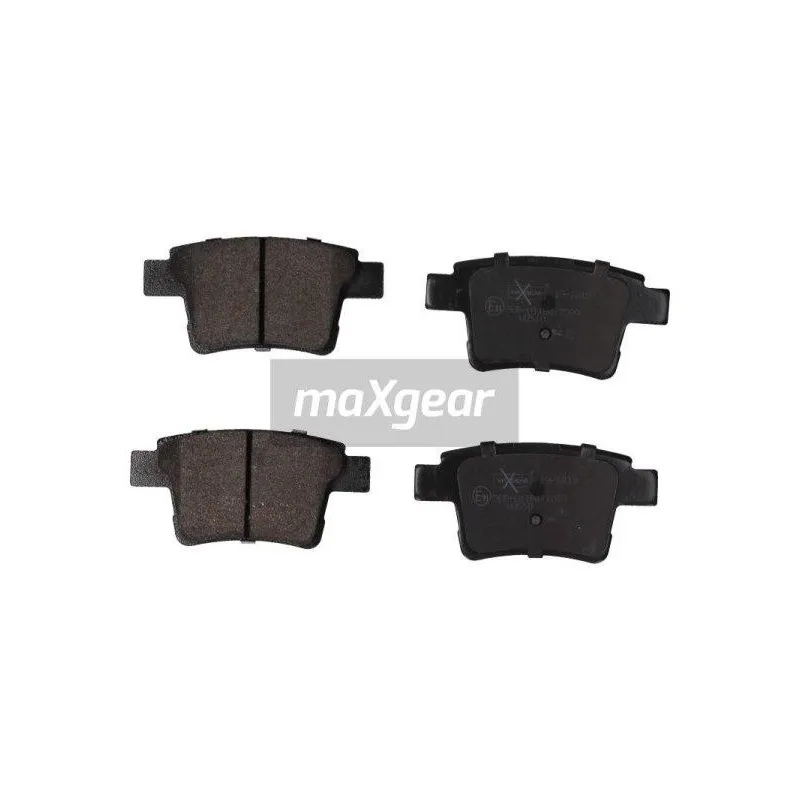 Jeu de 4 plaquettes de frein arrière MAXGEAR 19-1819