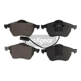 Jeu de 4 plaquettes de frein avant MAXGEAR 19-1820
