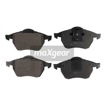 Jeu de 4 plaquettes de frein avant MAXGEAR 19-1821