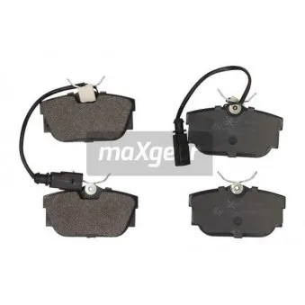 Jeu de 4 plaquettes de frein arrière MAXGEAR 19-1824