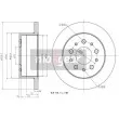 Jeu de 2 disques de frein arrière MAXGEAR 19-1876MAX - Visuel 2
