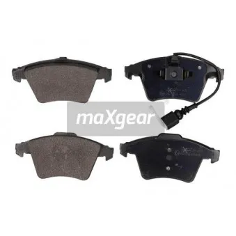Jeu de 4 plaquettes de frein avant MAXGEAR 19-1897