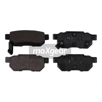 Jeu de 4 plaquettes de frein arrière MAXGEAR 19-1984