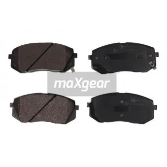 Jeu de 4 plaquettes de frein avant MAXGEAR 19-1986