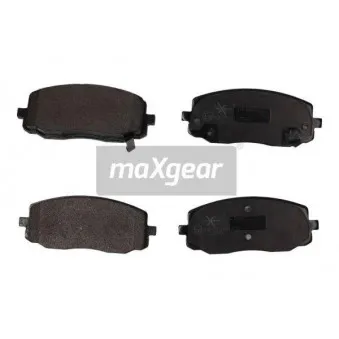 Jeu de 4 plaquettes de frein avant MAXGEAR 19-1987