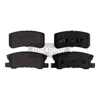 Jeu de 4 plaquettes de frein arrière MAXGEAR 19-1990