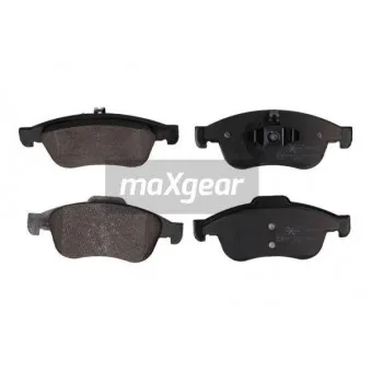Jeu de 4 plaquettes de frein avant MAXGEAR 19-1992