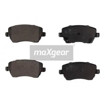 Jeu de 4 plaquettes de frein avant MAXGEAR 19-1995