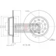 Jeu de 2 disques de frein arrière MAXGEAR 19-2018MAX - Visuel 2