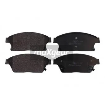 Jeu de 4 plaquettes de frein avant MAXGEAR 19-2088