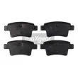 Jeu de 4 plaquettes de frein arrière MAXGEAR 19-2089 - Visuel 1