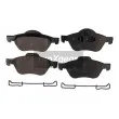 Jeu de 4 plaquettes de frein avant MAXGEAR 19-2090 - Visuel 2