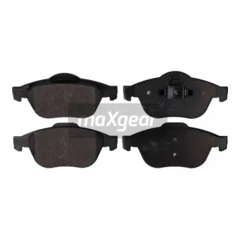 Jeu de 4 plaquettes de frein avant MAXGEAR 19-2092