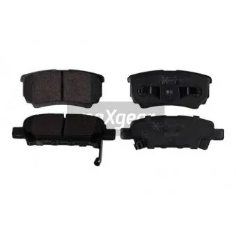 Jeu de 4 plaquettes de frein arrière MAXGEAR 19-2109