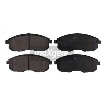Jeu de 4 plaquettes de frein avant MAXGEAR 19-2115