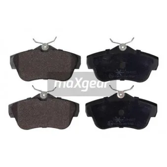 Jeu de 4 plaquettes de frein arrière MAXGEAR 19-2117