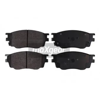 Jeu de 4 plaquettes de frein avant MAXGEAR 19-2118