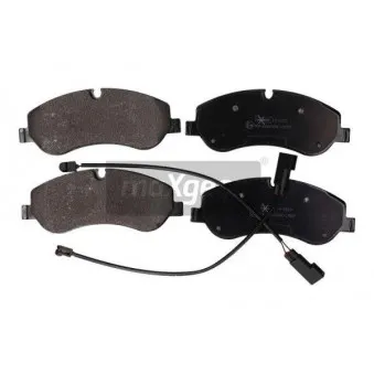 Jeu de 4 plaquettes de frein avant MAXGEAR 19-2123
