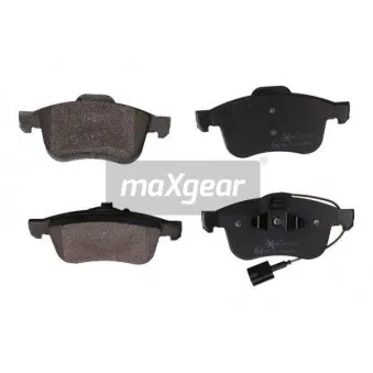 Jeu de 4 plaquettes de frein avant MAXGEAR 19-2125