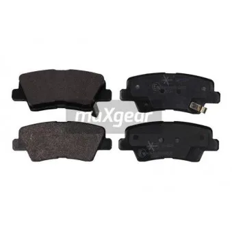 Jeu de 4 plaquettes de frein arrière MAXGEAR 19-2129
