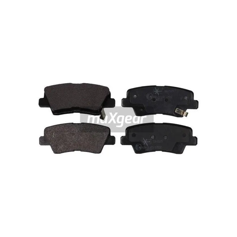 Jeu de 4 plaquettes de frein arrière MAXGEAR 19-2129
