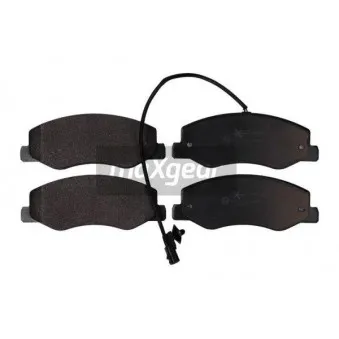 Jeu de 4 plaquettes de frein arrière MAXGEAR 19-2132