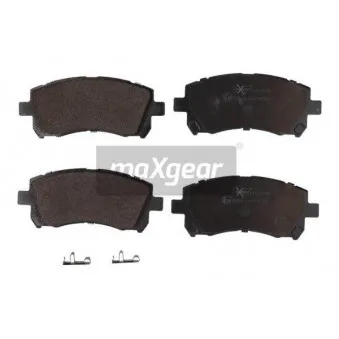 Jeu de 4 plaquettes de frein arrière MAXGEAR 19-2134
