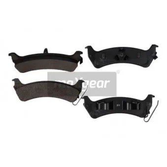 Jeu de 4 plaquettes de frein arrière MAXGEAR 19-2139