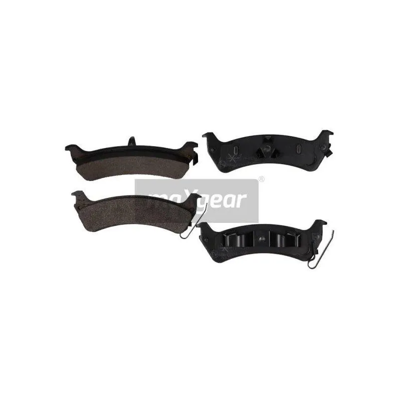 Jeu de 4 plaquettes de frein arrière MAXGEAR 19-2139