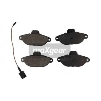Jeu de 4 plaquettes de frein avant MAXGEAR 19-2141