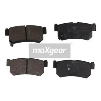 Jeu de 4 plaquettes de frein arrière MAXGEAR 19-2144