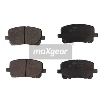 Jeu de 4 plaquettes de frein avant MAXGEAR 19-2148