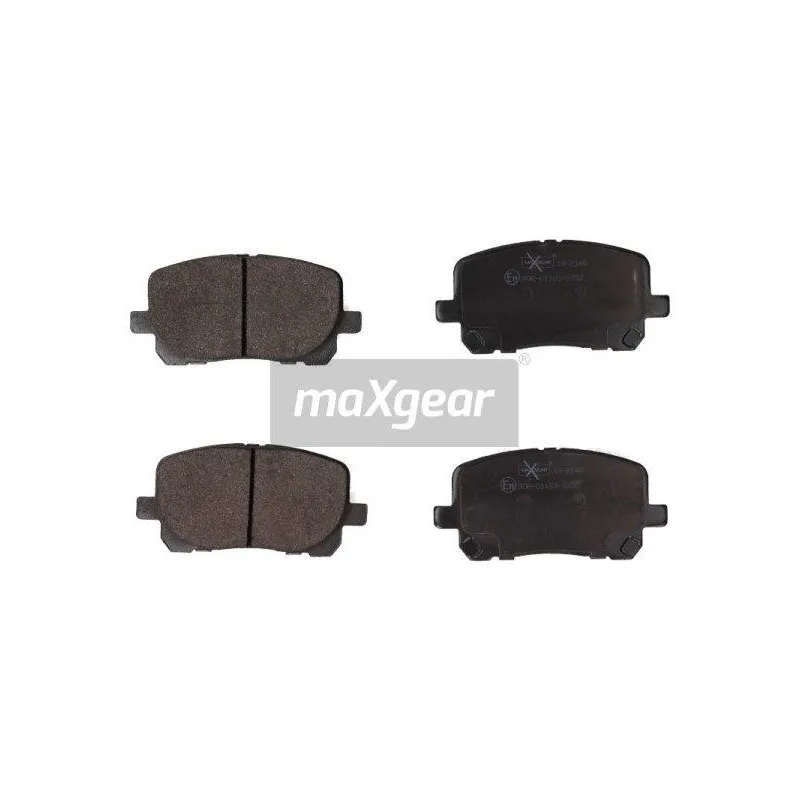 Jeu de 4 plaquettes de frein avant MAXGEAR 19-2148
