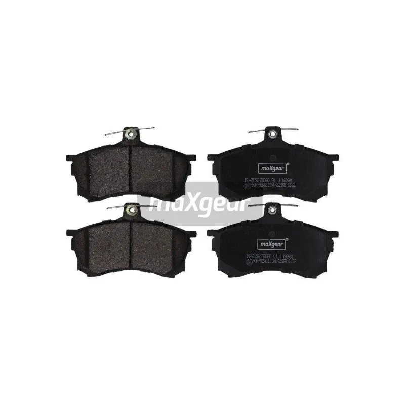 Jeu de 4 plaquettes de frein avant MAXGEAR 19-2156
