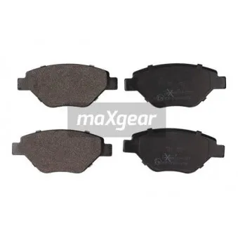 Jeu de 4 plaquettes de frein avant MAXGEAR 19-2157