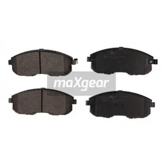 Jeu de 4 plaquettes de frein avant MAXGEAR 19-2158