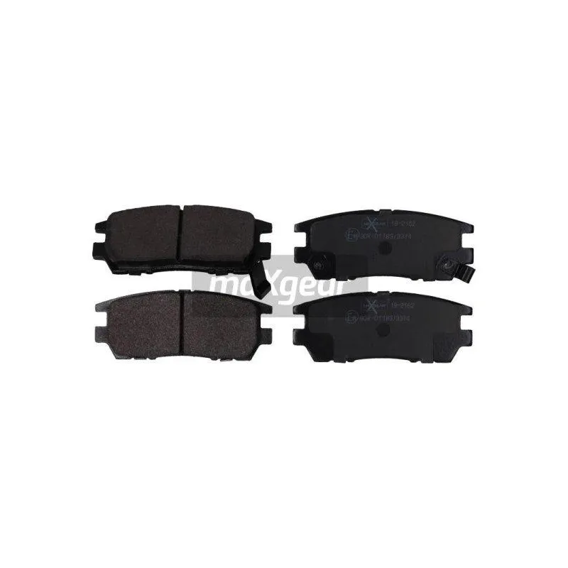 Jeu de 4 plaquettes de frein arrière MAXGEAR 19-2162