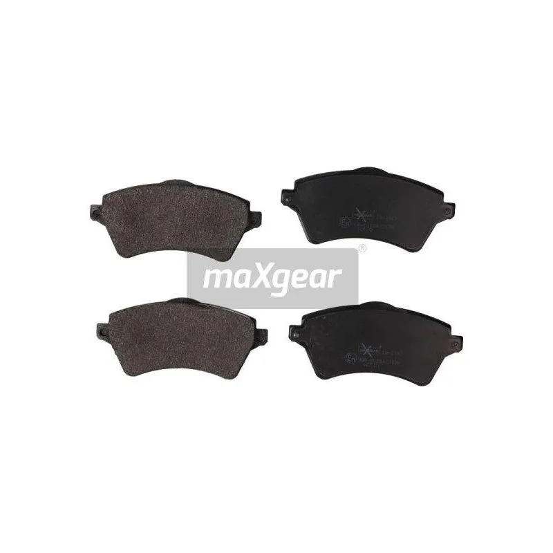 Jeu de 4 plaquettes de frein avant MAXGEAR 19-2163