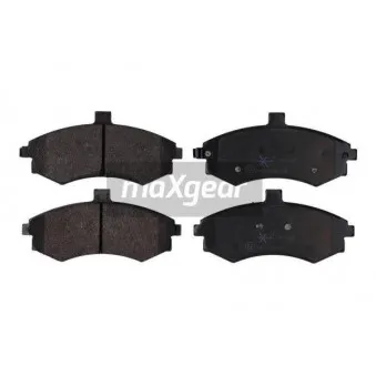 Jeu de 4 plaquettes de frein avant MAXGEAR 19-2165