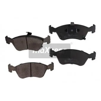 Jeu de 4 plaquettes de frein avant MAXGEAR 19-2166