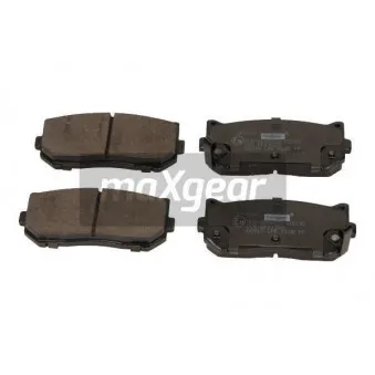 Jeu de 4 plaquettes de frein arrière MAXGEAR 19-2167