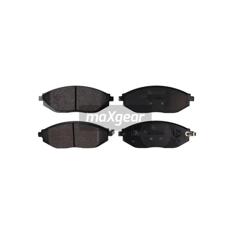 Jeu de 4 plaquettes de frein avant MAXGEAR 19-2168