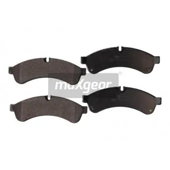 Jeu de 4 plaquettes de frein arrière MAXGEAR 19-2169